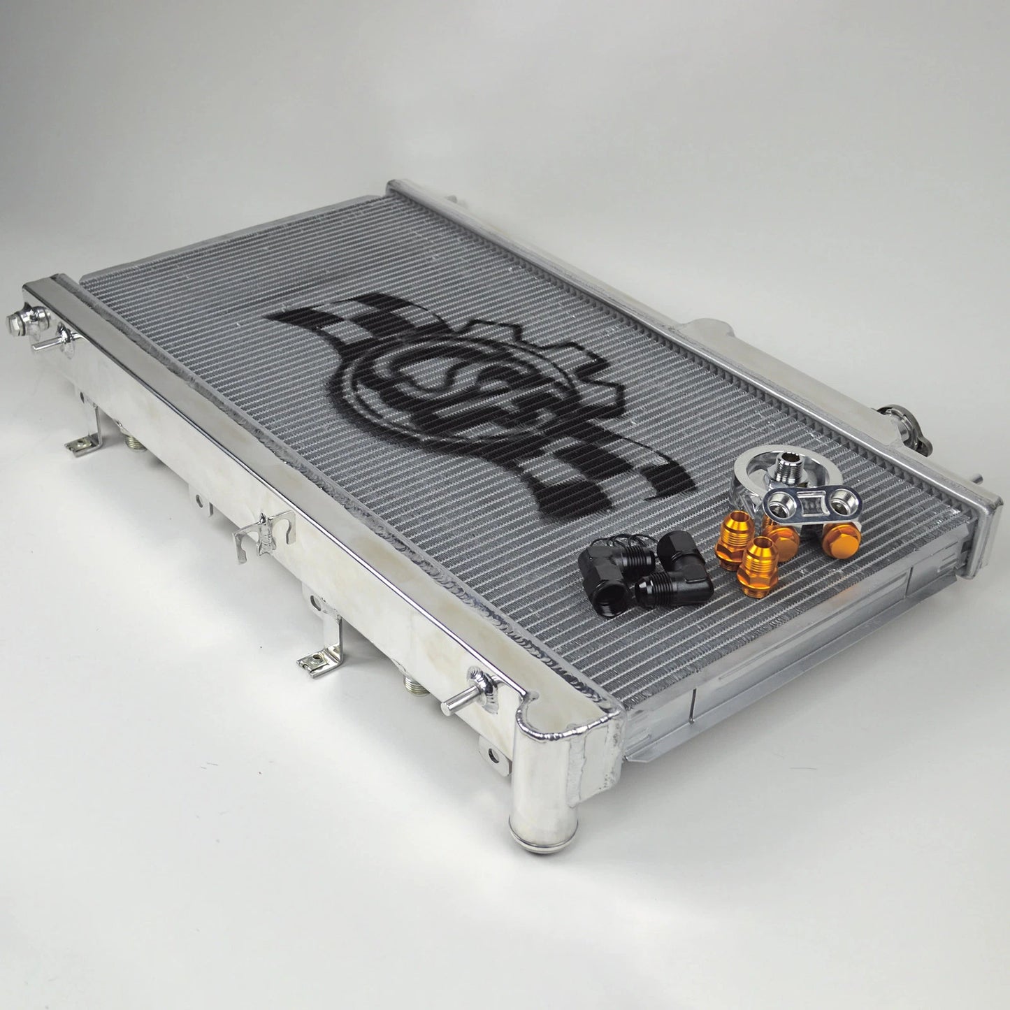 CSF 08-15 Subaru WRX/STI 2-Row Radiator w/Built-In Oil Cooler