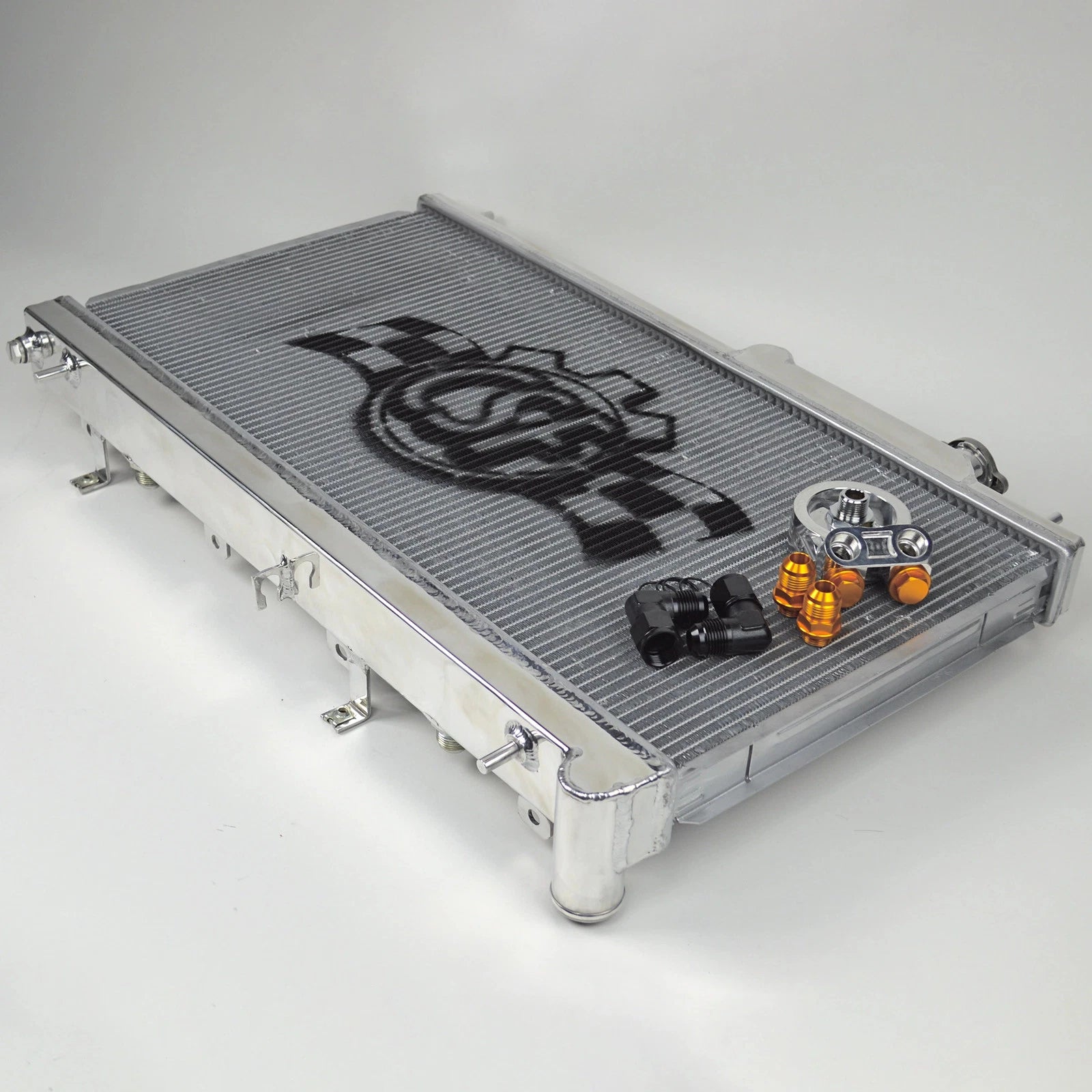 CSF 08-15 Subaru WRX/STI 2-Row Radiator w/Built-In Oil Cooler