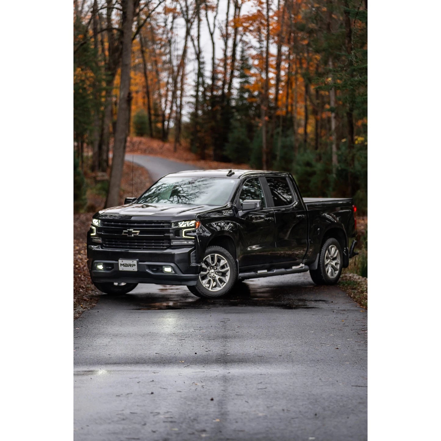 MBRP 19-21 Chevrolet Silverado 1500 5.3L 3in Cat Back w/ 2.5in OD Carbon Fiber Tips - T304