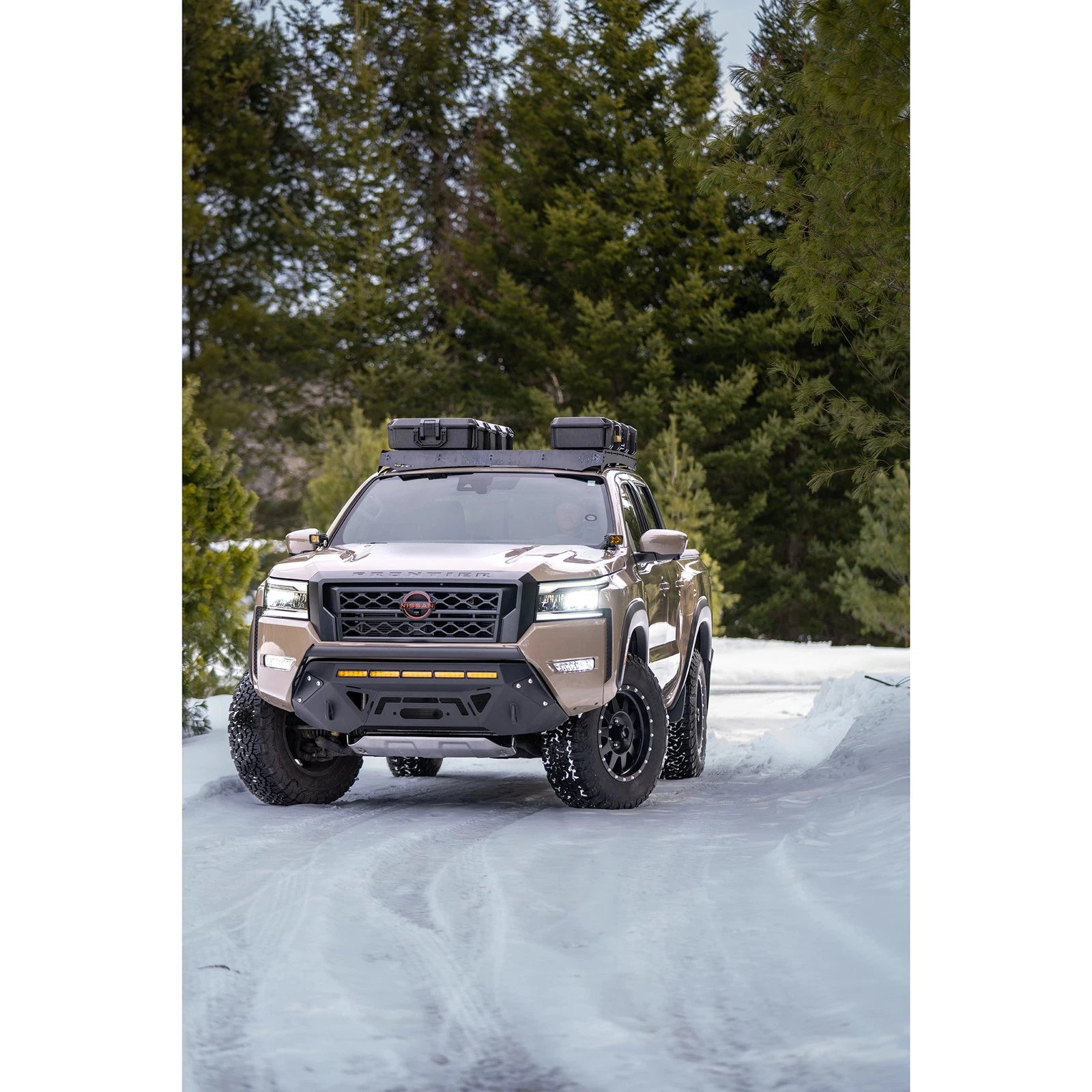 MBRP 22-23 Nissan Frontier 3.8L 3in Tip 3in Cat Back Single Side Exit Street Profile - T304