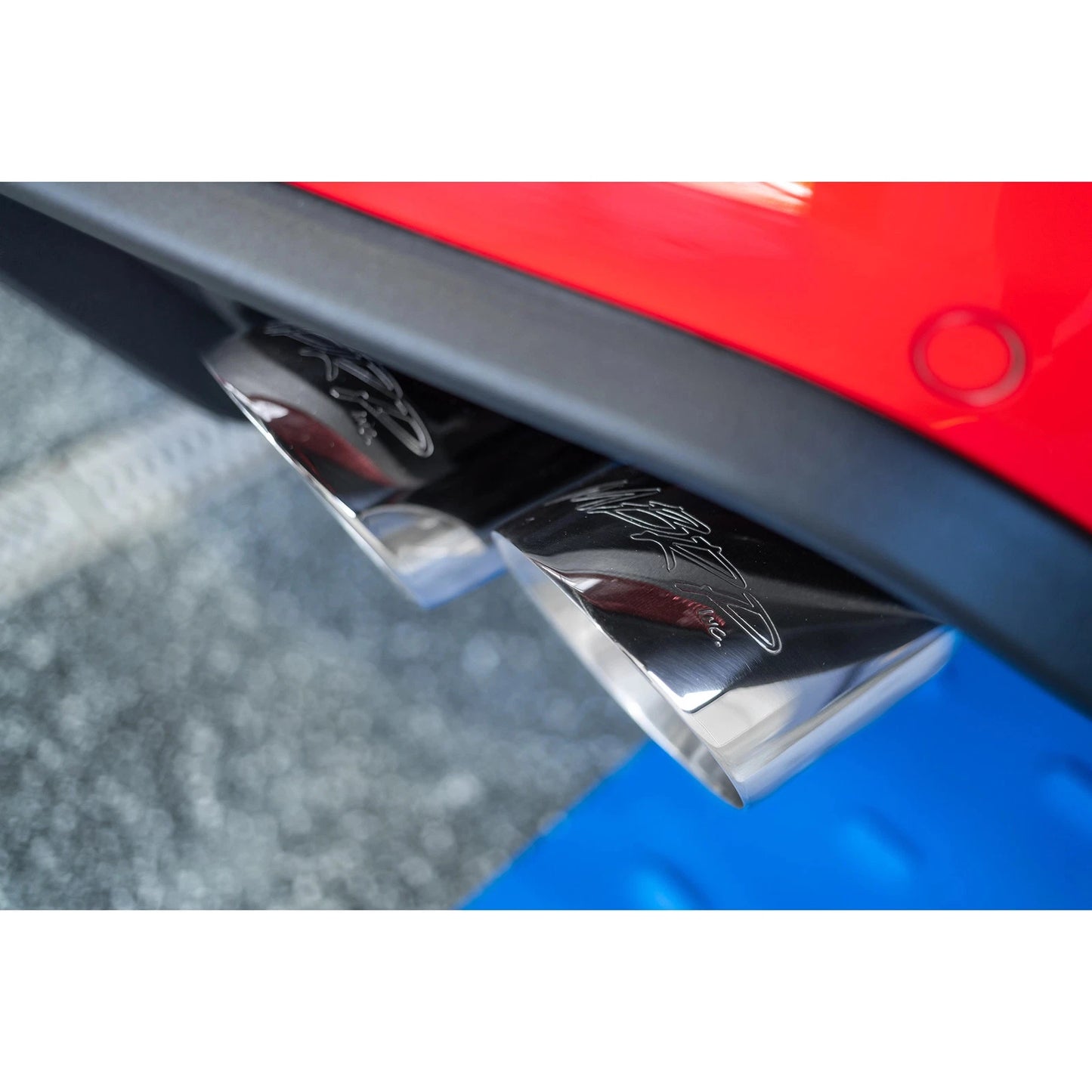 MBRP 18-19 Ford Mustang GT 5.0 3in Dual Split Rear AL Cat Back w/ Quad 4.0in Dual Wall Tips