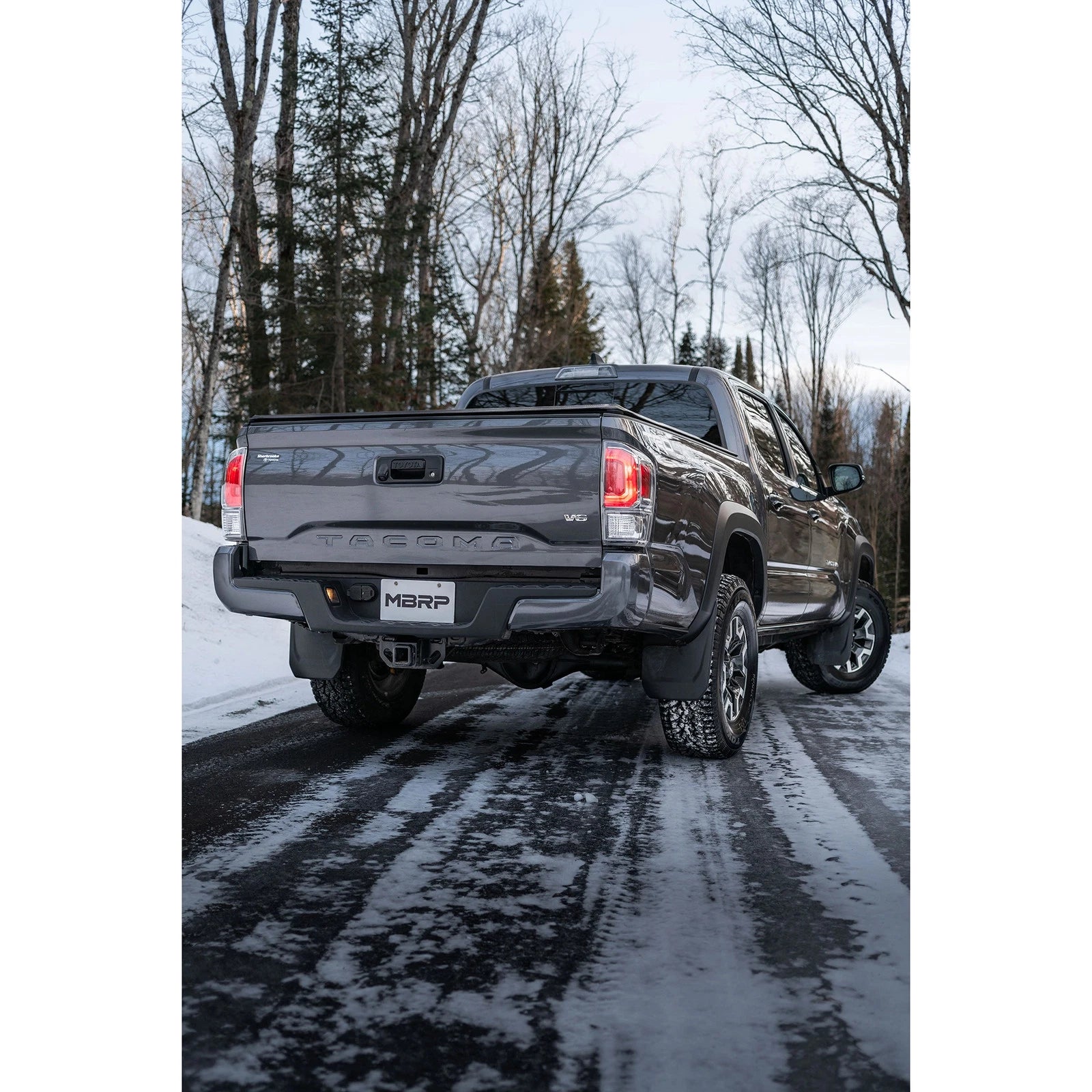 MBRP 2016 Toyota Tacoma 3.5L Cat Back Turn Down Style Aluminized Exhaust System