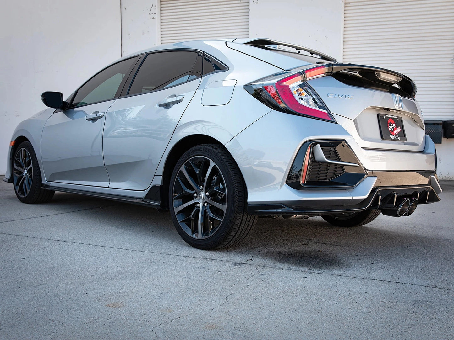 aFe Takeda 2-1/2in 304 SS Axle-Back Exhaust w/Carbon Tips 17-20 Honda Civic Sport L4-1.5L (t)