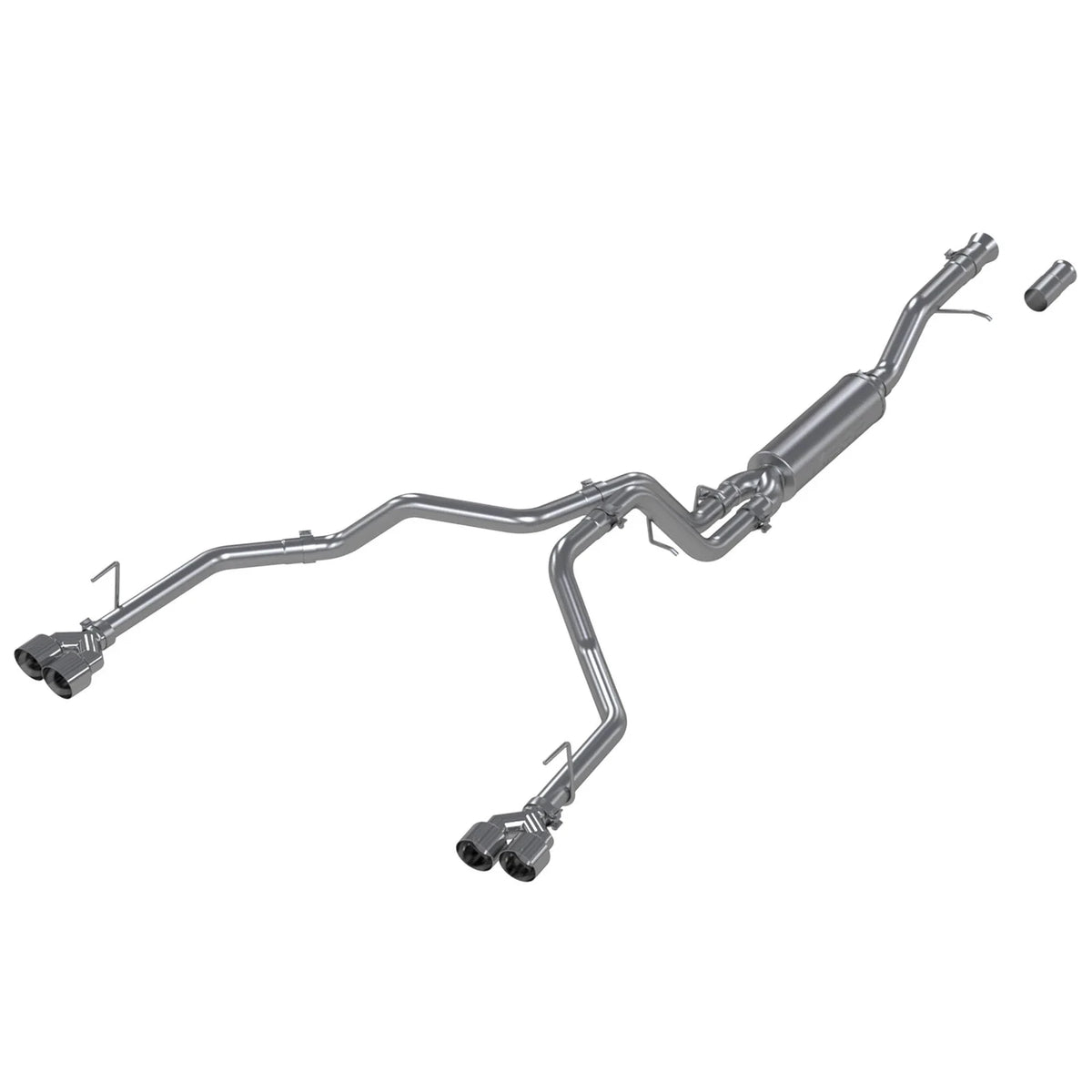 MBRP 2021+ Chevy Tahoe / GMC Yukon Alum. 3in Cat-Back Dual Split Exhaust w/ Quad Tips