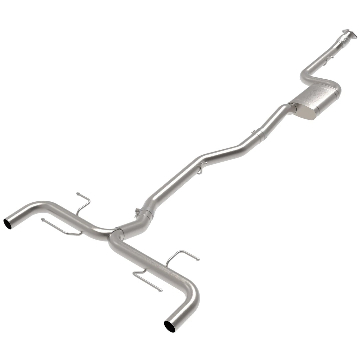aFe 17-21 Alfa Romeo Giulia L4-2.0L (t) Mach Force-Xp 2in to 2-1/2in 304SS Cat-Back Exhaust