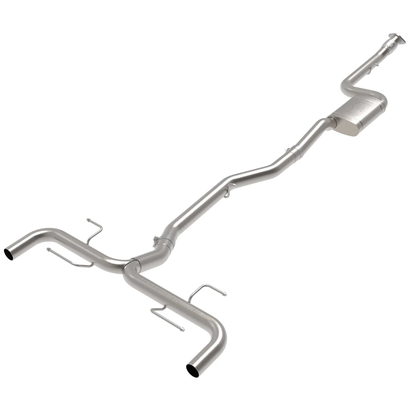 aFe 17-21 Alfa Romeo Giulia L4-2.0L (t) Mach Force-Xp 2in to 2-1/2in 304SS Cat-Back Exhaust