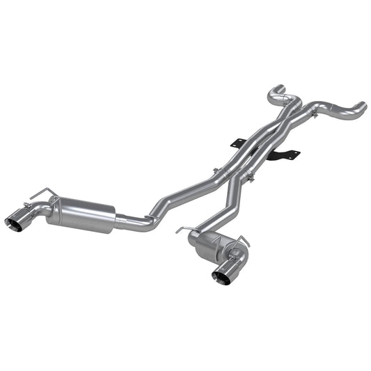 MBRP 2010 Chev Camaro V8 6.2L 6 Speed Dual Cat Back Round Tips (11 Conv. MUST purchase mbrpAD1710)