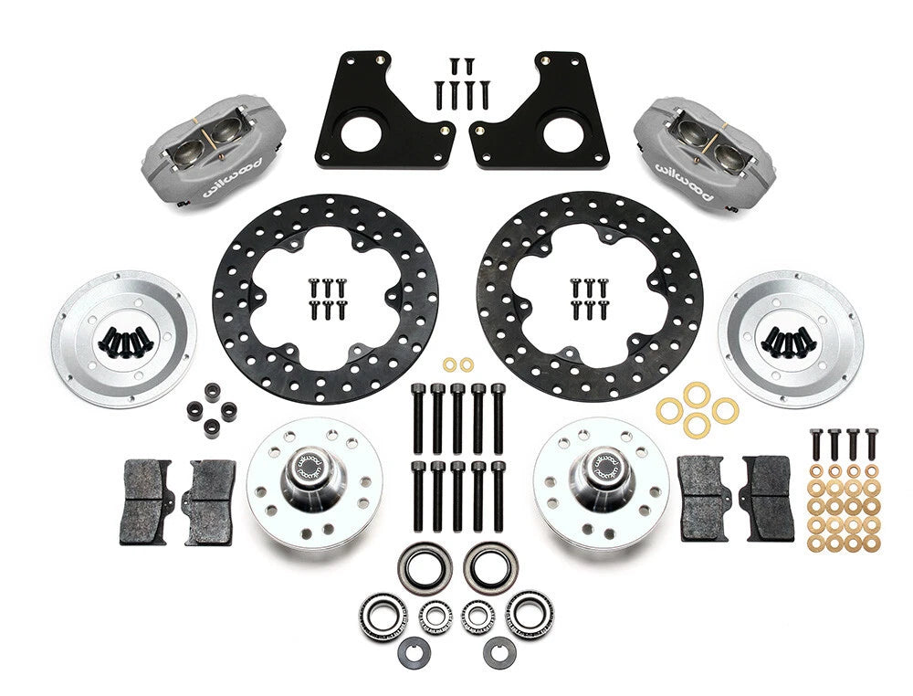 Wilwood Forged Dynalite Front Drag Kit Drilled Rotor 79-87 GM G Body