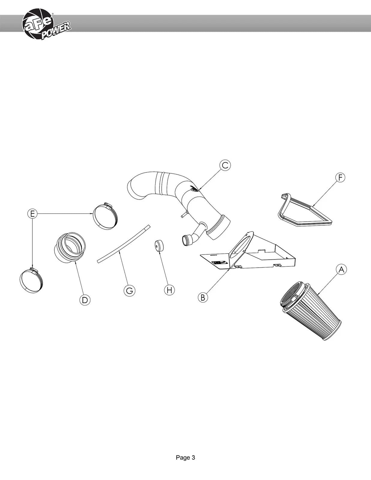 aFe Rapid Induction Cold Air Intake System w/ Pro 5R Filter 22-23 Volkswagen GTI MKVIII L4-2.0L