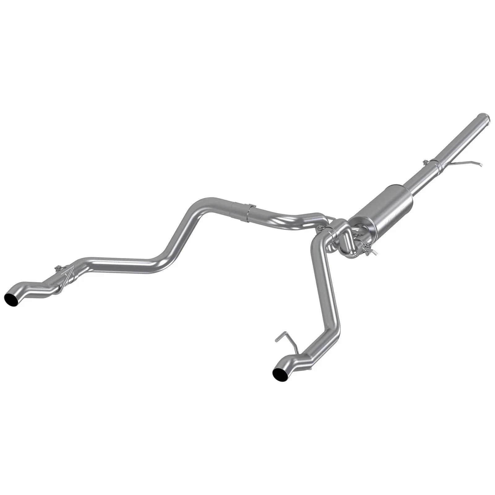 MBRP 2019 Chevrolet Silverado 1500 4.3L/5.3L 2.5in Cat Back Dual Rear Exit - Aluminized
