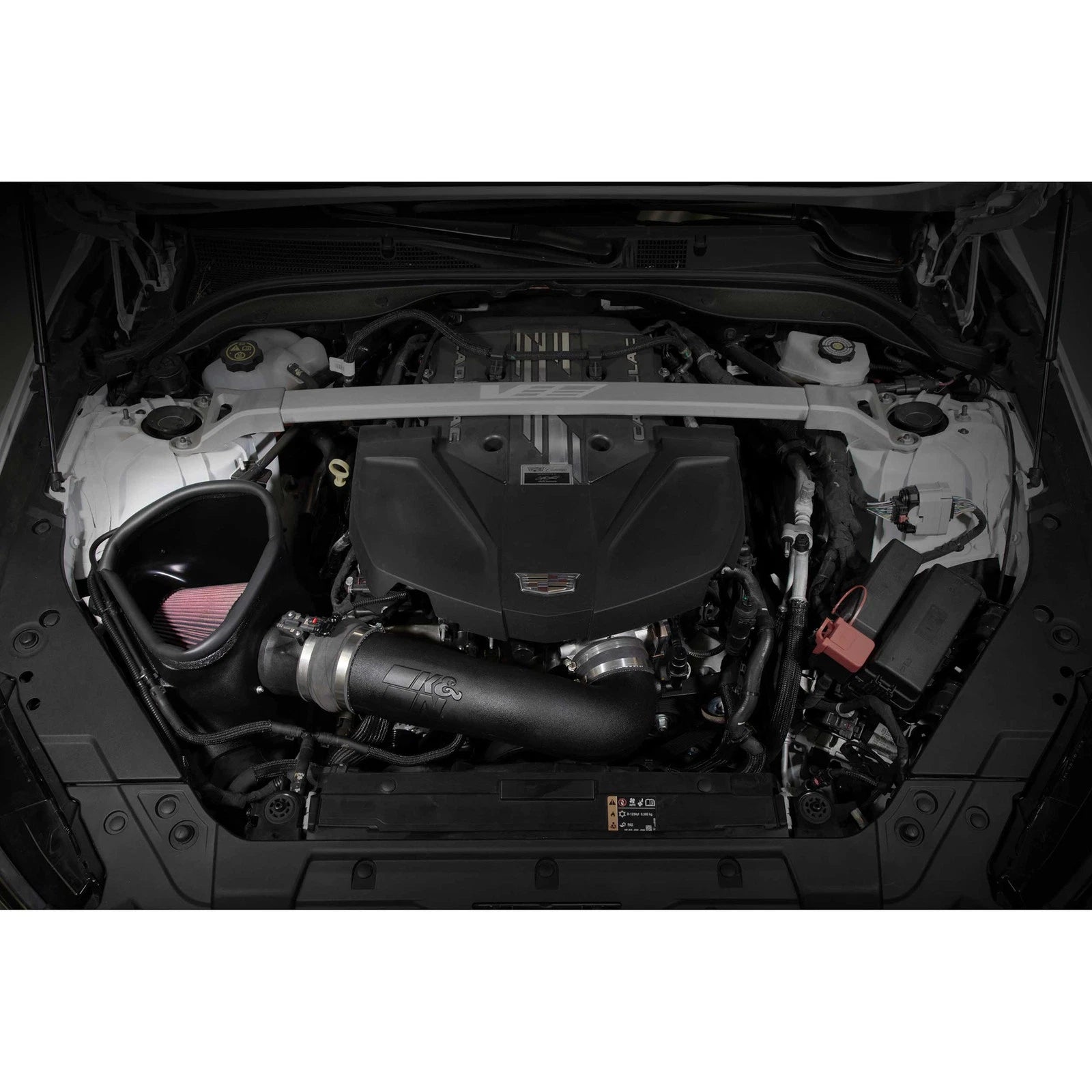 K&N 22-24 Cadillac CT5 6.2L V8 Performance Air Intake System