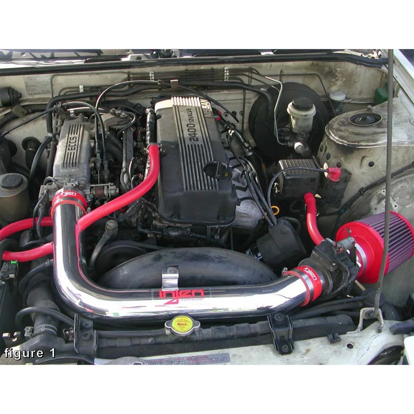 Injen 89-90 Nissan 240SX L4 2.4L Black IS Short Ram Cold Air Intake