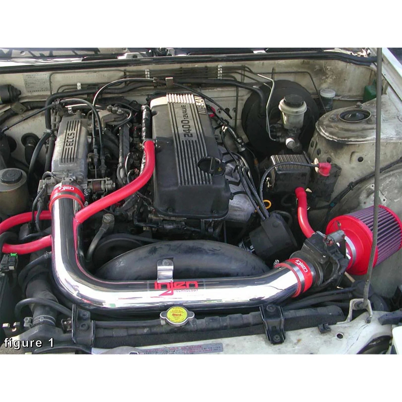 Injen 89-90 Nissan 240SX L4 2.4L Black IS Short Ram Cold Air Intake