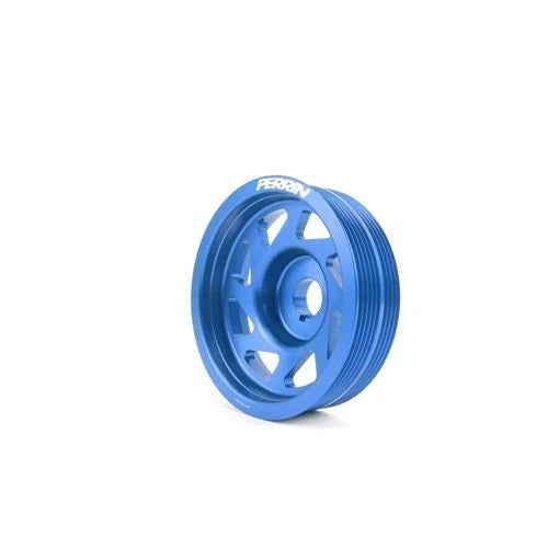 PERRIN 93-14 Subaru Impreza (Incl. 02-14 WRX) / 04-21 STI Lightened Crank Pulley - Blue