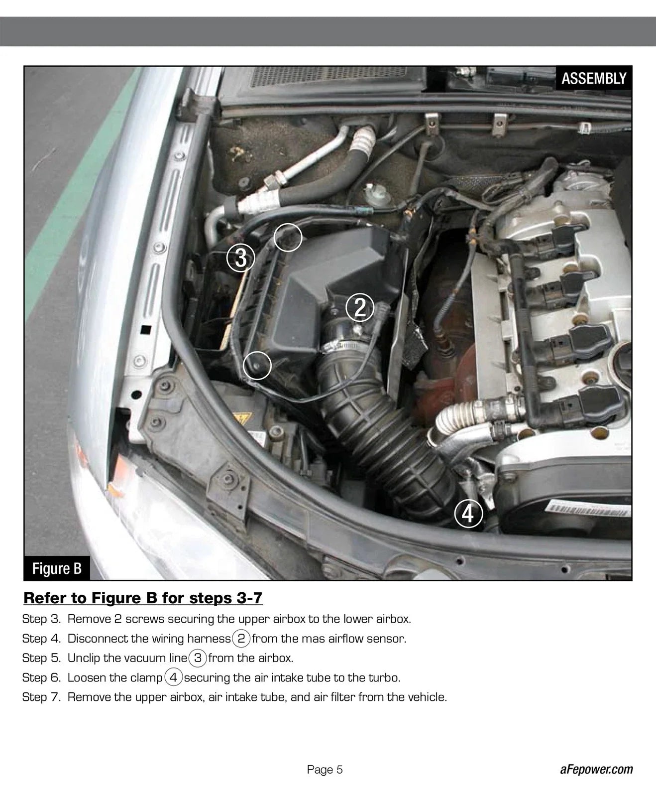 aFe MagnumFORCE Intakes Stage-2 P5R AIS P5R Audi A4 06-08 L4-2.0L (t)