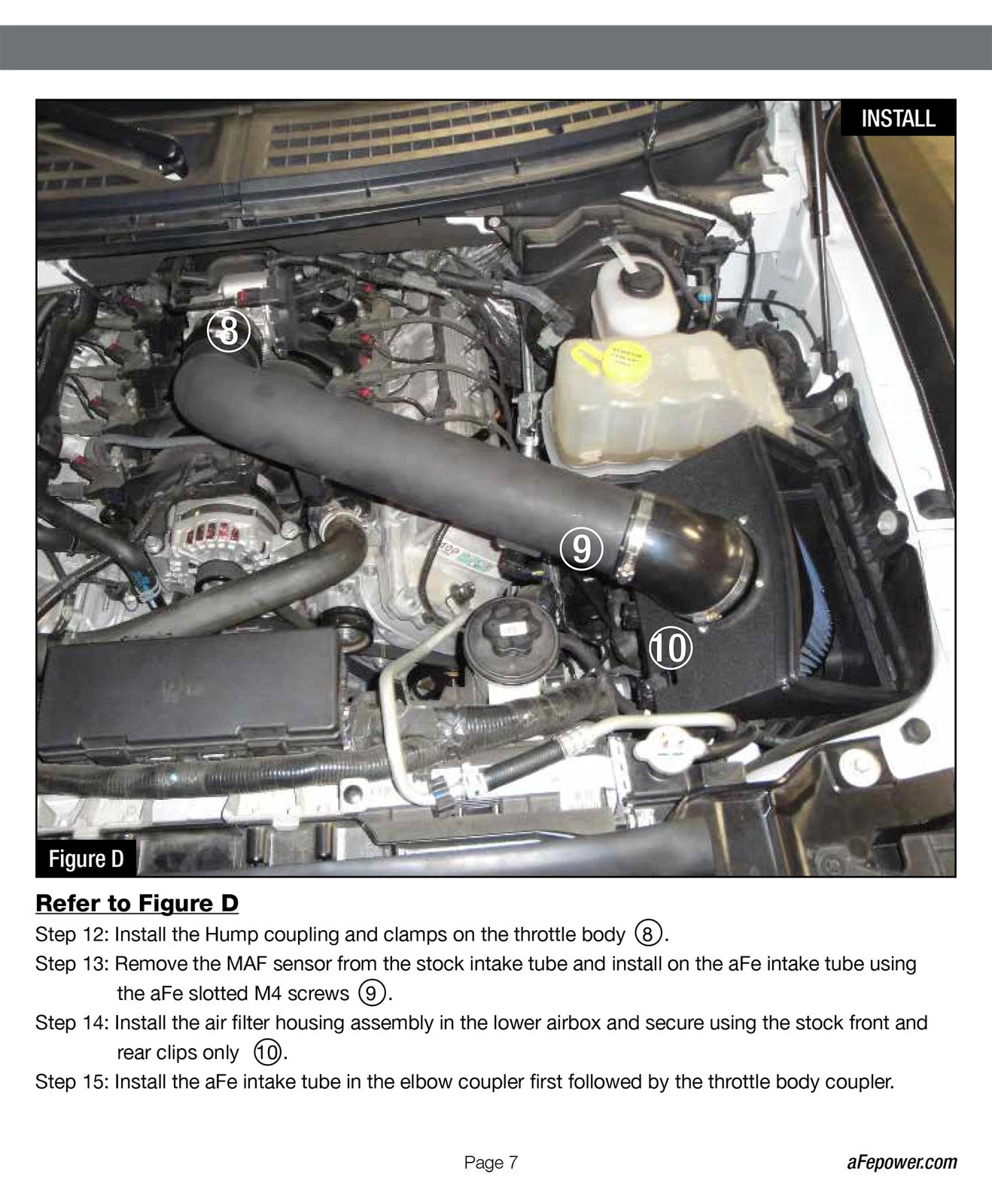 aFe MagnumFORCE Intakes Stage-2 P5R AIS P5R; Ford F-250/350 11-12 V8-6.2L (blk)