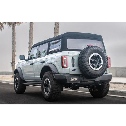 Borla 21-22 Ford Bronco 2.3L 4WD S-Type Axle Back Exhaust w/ Bright Chrome Tips