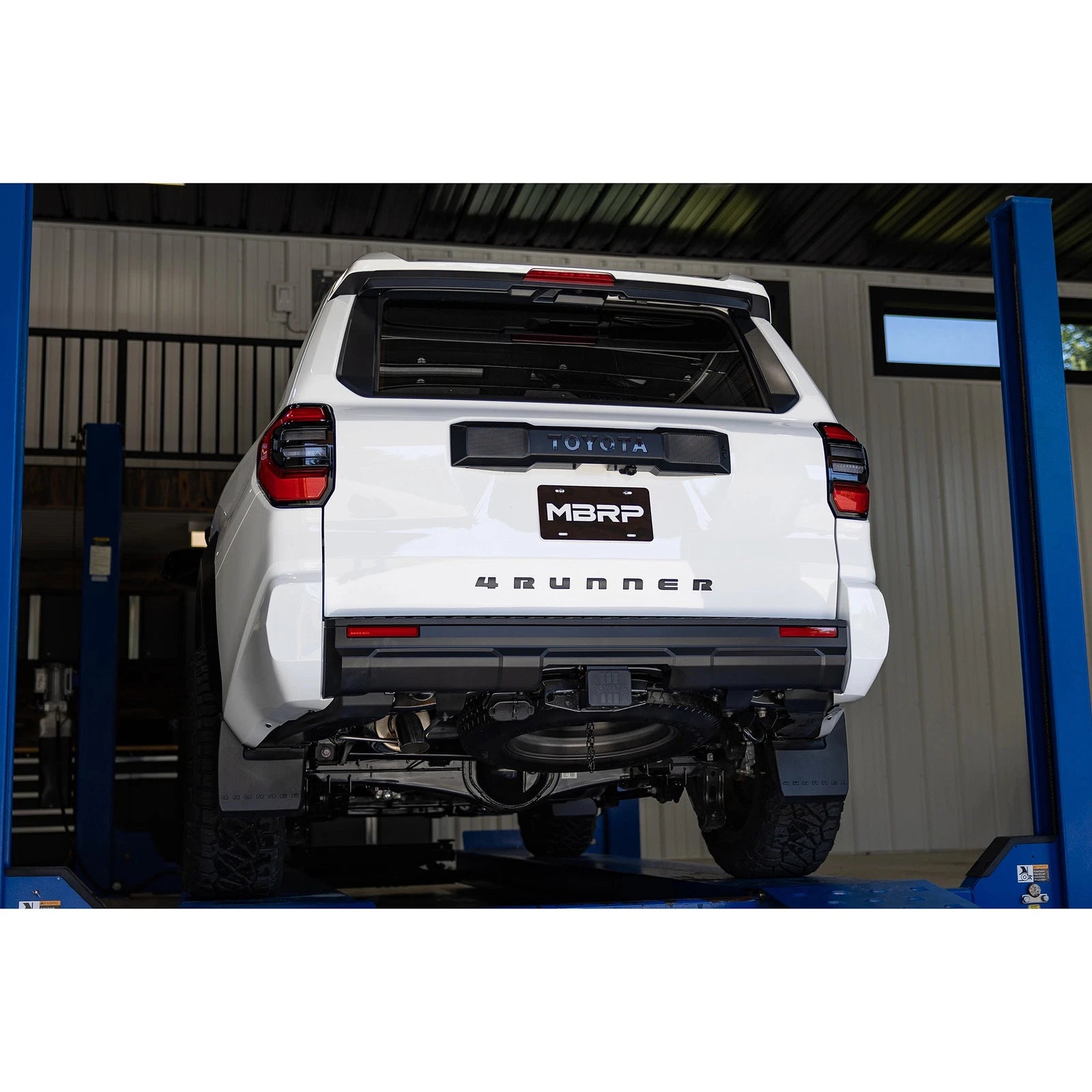 MBRP 24-26 Toyota Land Cruiser 2.4L 3in Cat-Back Single Rear High-Clearance Turn Down - T304