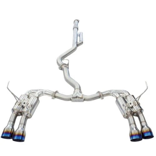 Invidia 2022+ Subaru WRX Gemini Single Layer Quad Titanium Tip Cat-Back Exhaust