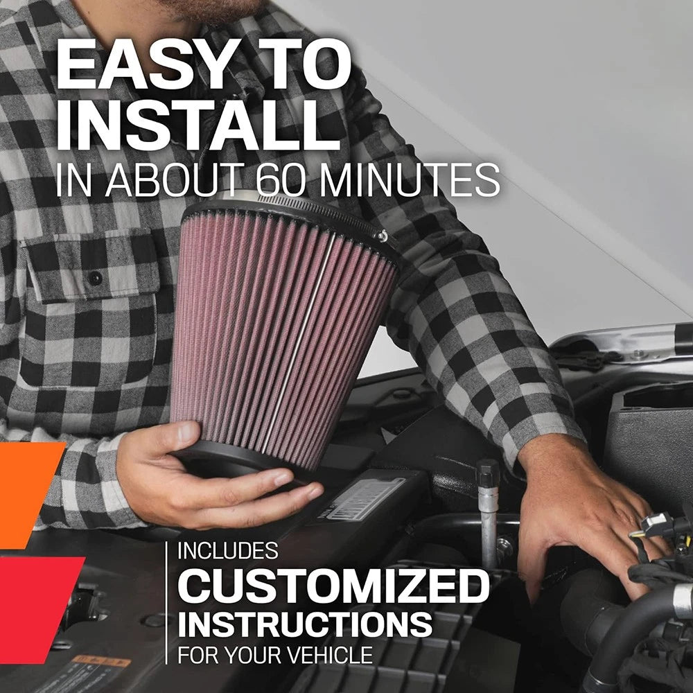 K&N 11-12 Ford Mustang GT 5.0L V8 AirCharger Performance Intake Kit