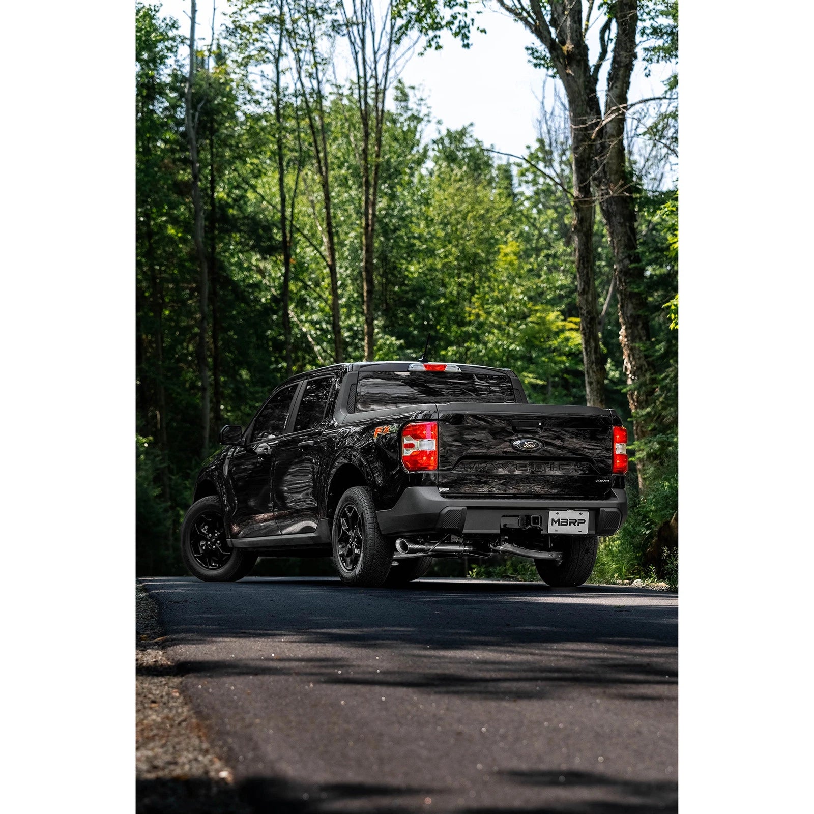 MBRP 2022+ Ford Maverick T304 4in OD Tip Single Side Exit 3in Cat Back Exhaust
