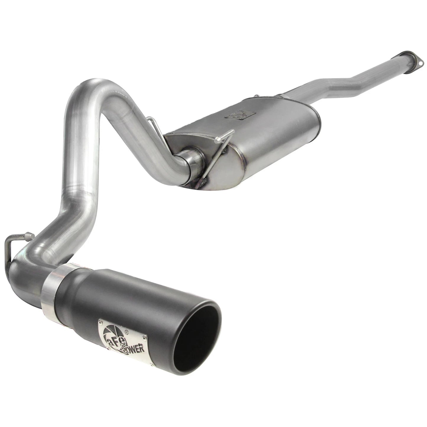 aFe MACHForce XP Exhausts Cat-Back SS-409 EXH CB Toyota Tacoma 05-13 V6-4.0L (Blk Tip)