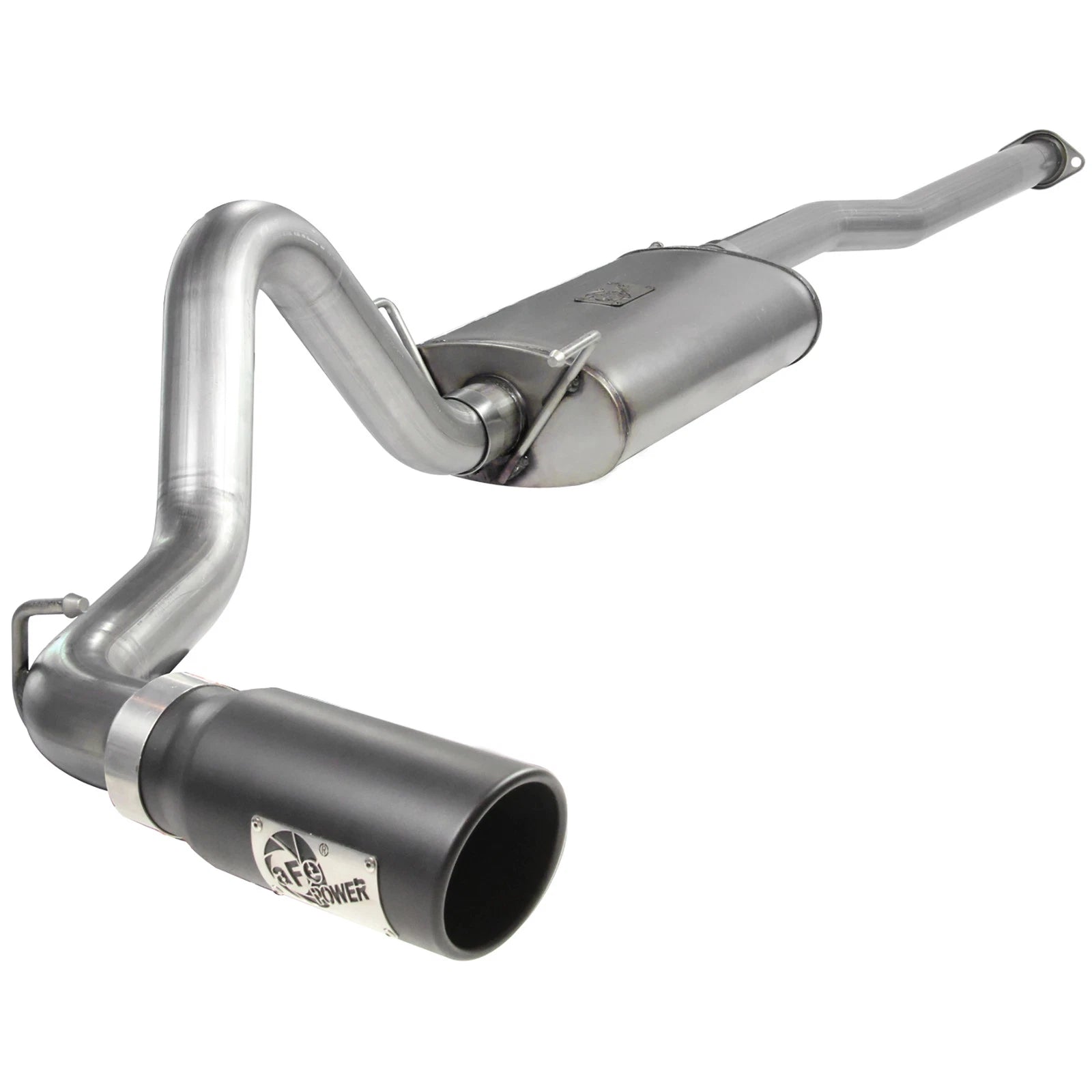 aFe MACHForce XP Exhausts Cat-Back SS-409 EXH CB Toyota Tacoma 05-13 V6-4.0L (Blk Tip)