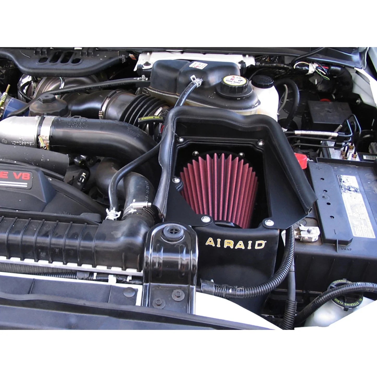 Airaid 03-07 Ford Power Stroke 6.0L Diesel MXP Intake System w/o Tube (Oiled / Red Media)