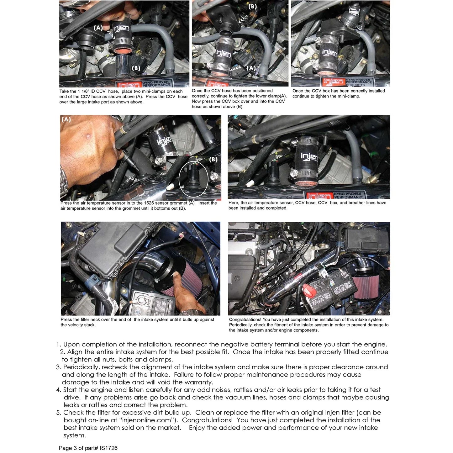 Injen 03-06 Element Polished Short Ram Intake