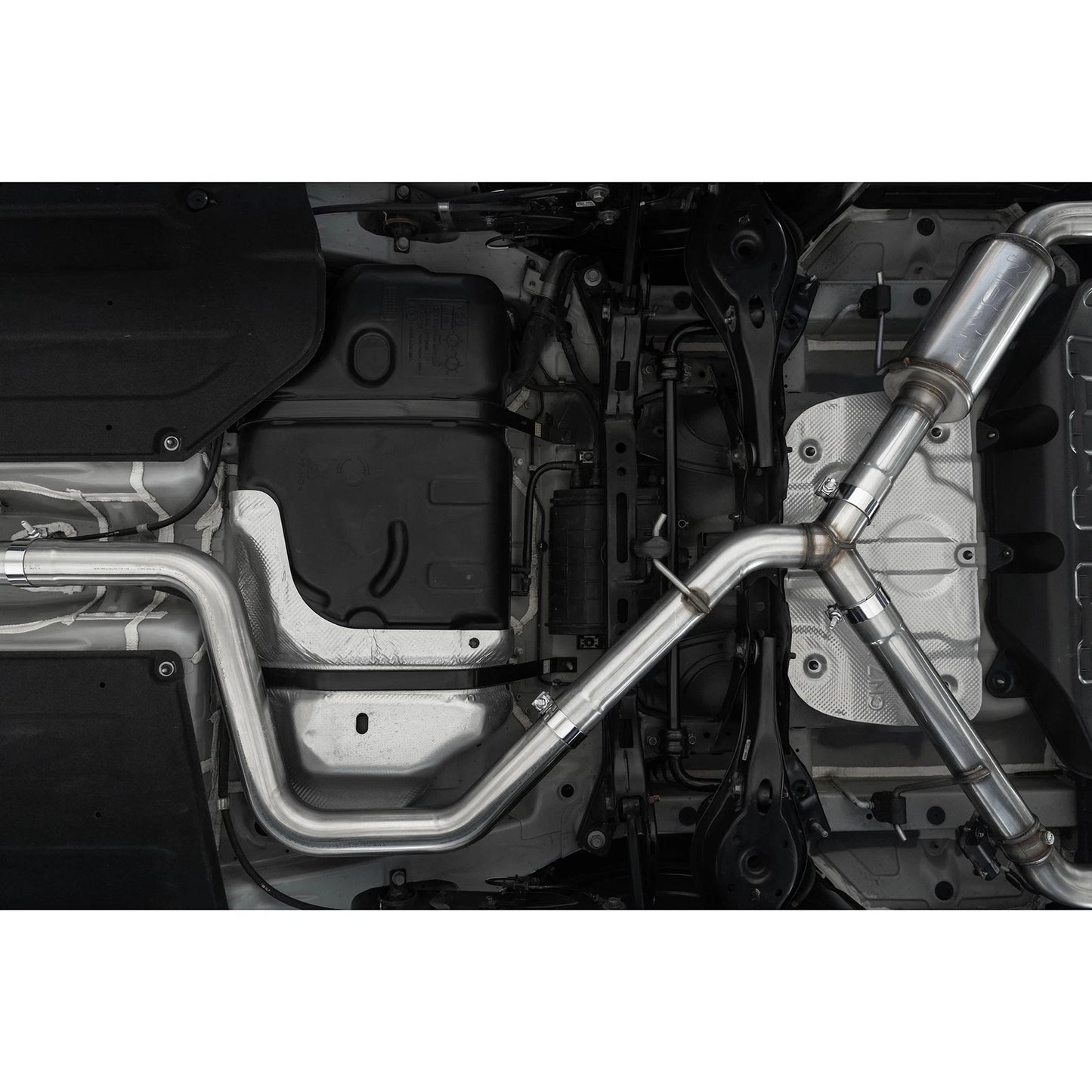 MBRP 22-23 Hyundai Elantra N 2.0L Turbo T304 5in OD CF Tips Dual Outlet 3in Cat Back Exhaust