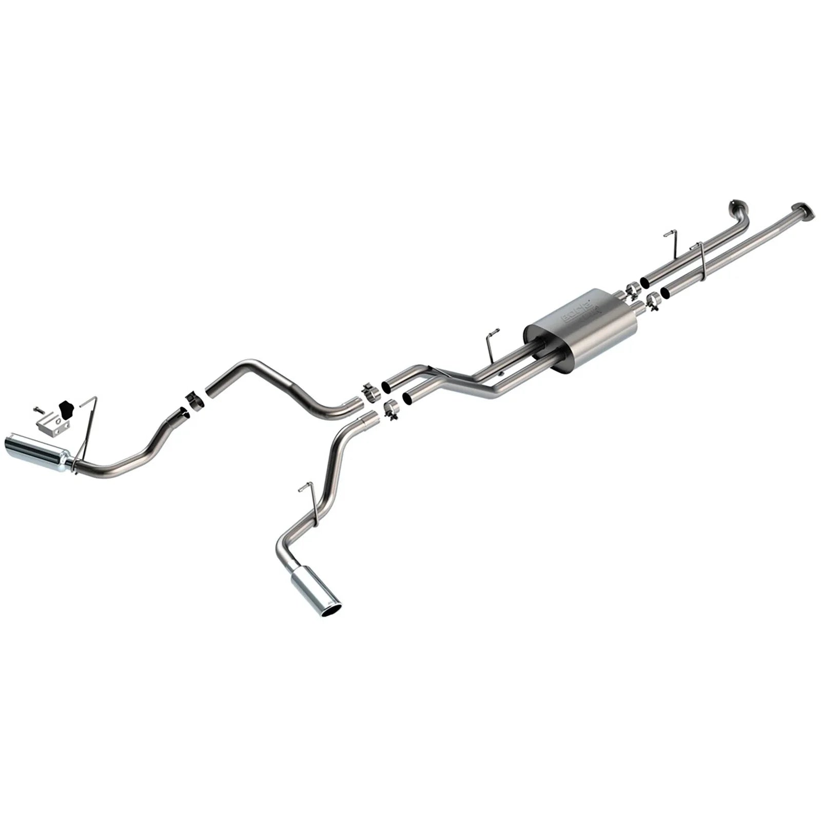 Borla 07-08 Toyota Tundra 5.7L ATAK Cat-Back Exhaust - 4in Stainless Tips