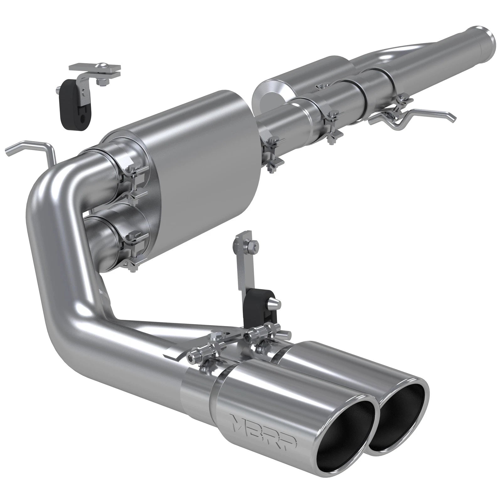 MBRP 09+ Chevrolet Silverado 1500 4.3L 3in Pre-Axle Dual Outlet Cat Back - T409