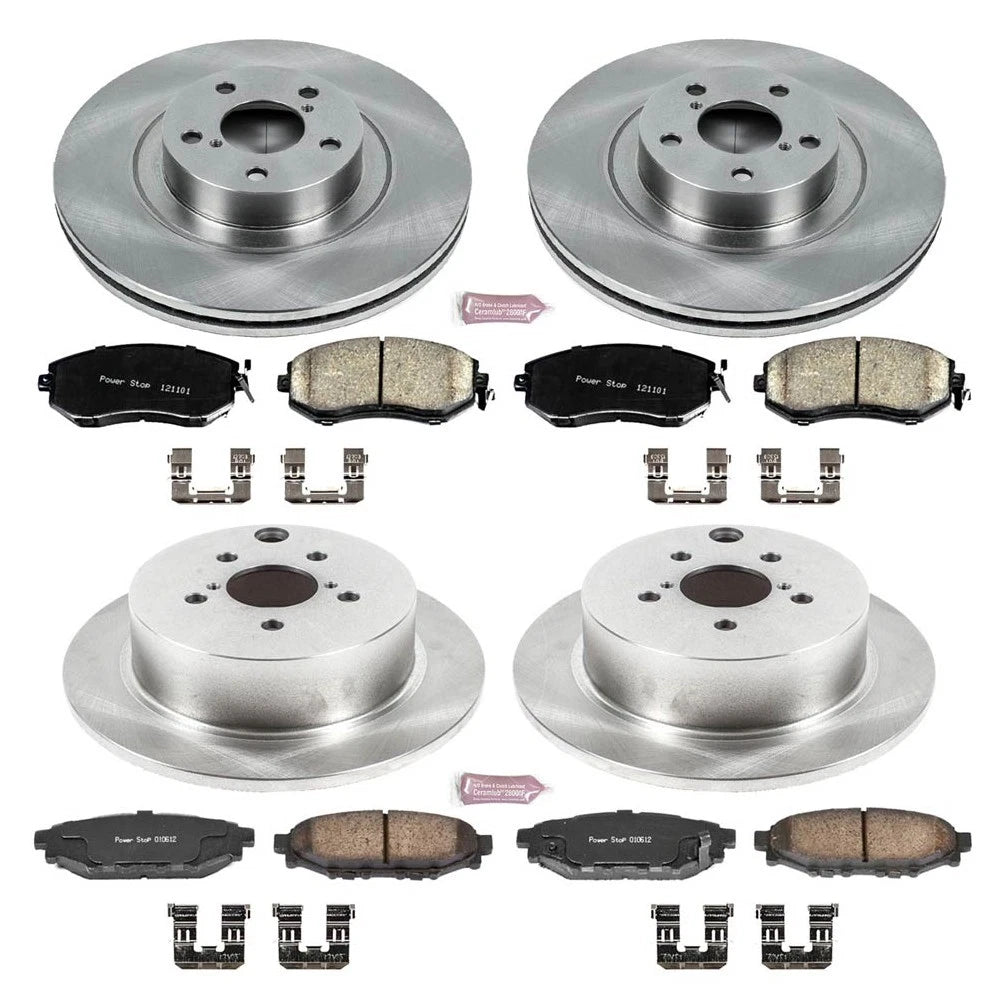 Power Stop 16-17 Subaru Crosstrek Front & Rear Autospecialty Brake Kit