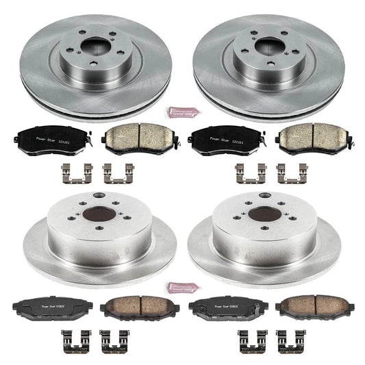 Power Stop 16-17 Subaru Crosstrek Front & Rear Autospecialty Brake Kit