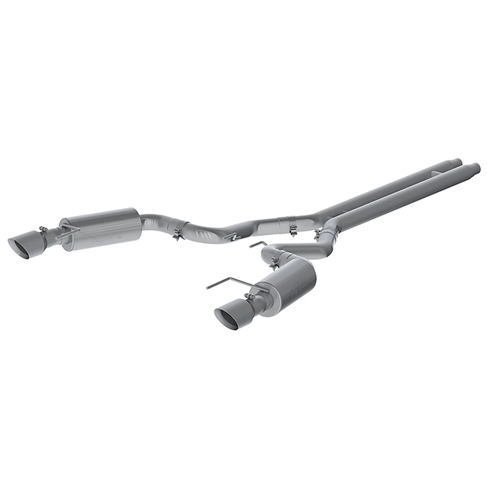 MBRP 15 Ford Mustang GT 5.0 Convertible T409 3in Cat Back Dual Split Rear Exit (Street Version)