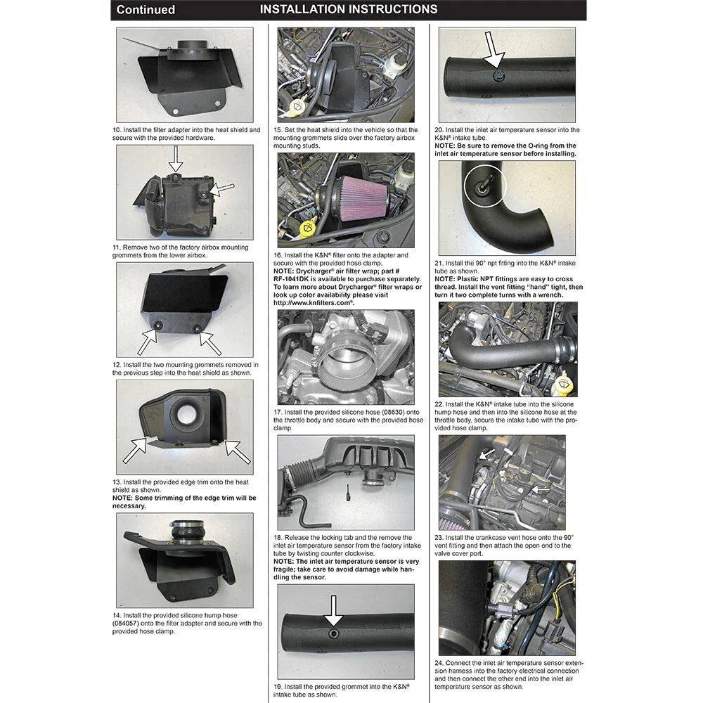 K&N 11-14 Jeep Grand Cherokee 5.7L V8 Performance Intake Kit