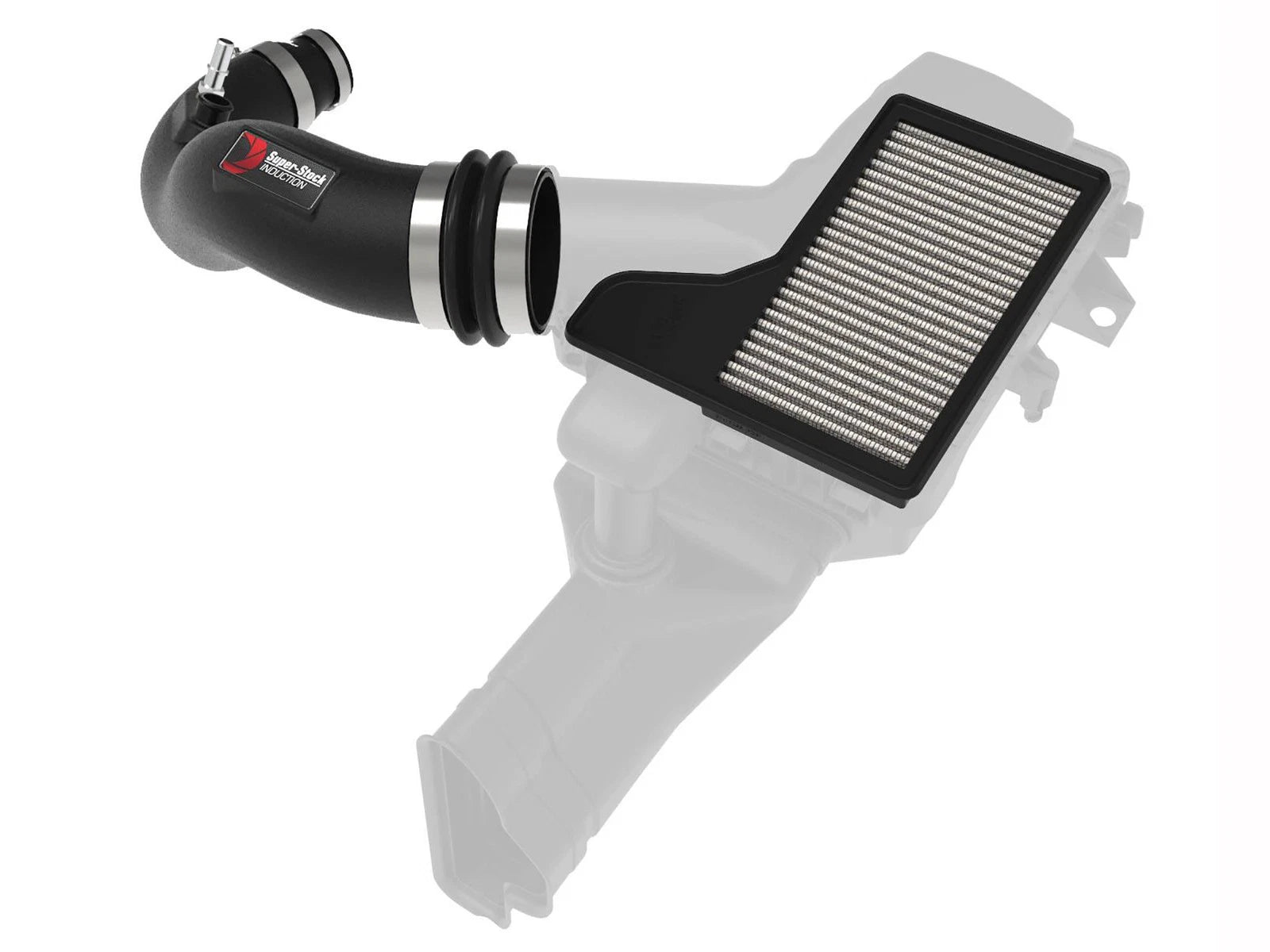 aFe Super Stock Induction System Pro Dry S Media 15-20 Ford Mustang L4-2.3L (t)