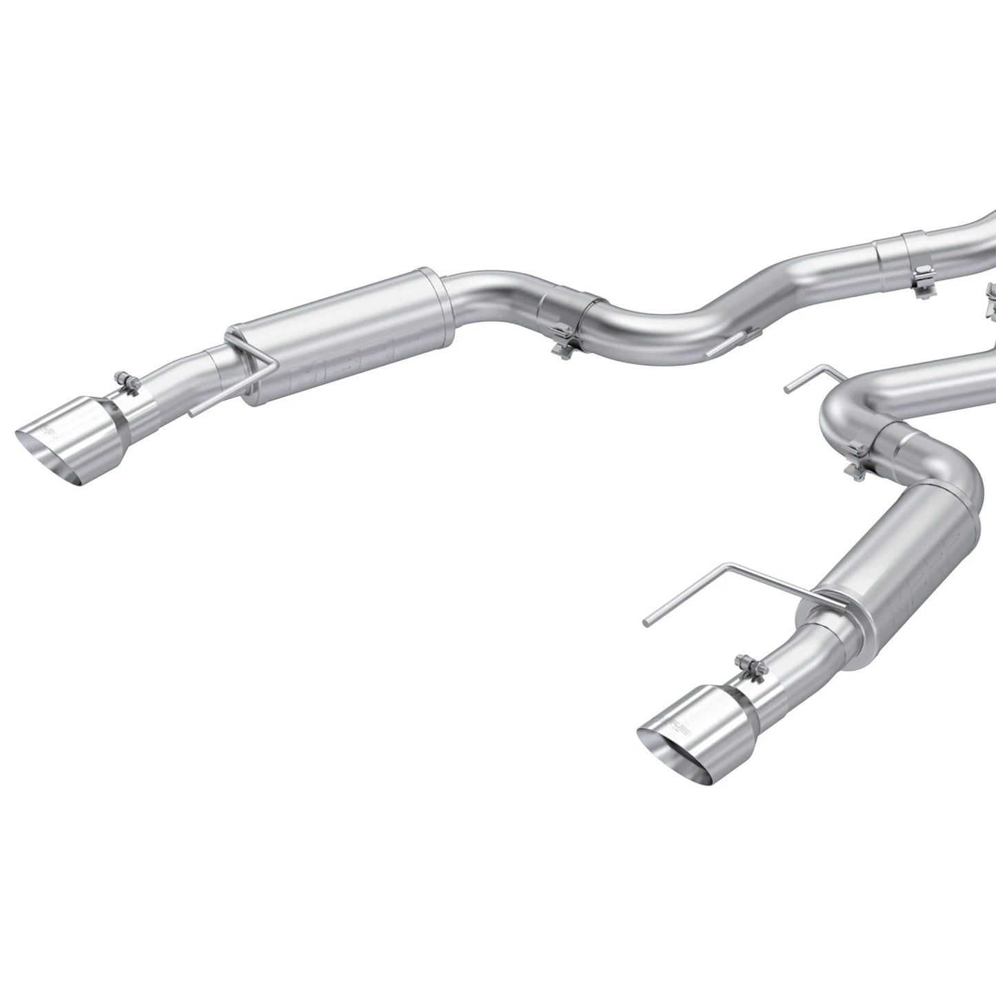 MBRP 2024 Ford Mustang GT S650, 5.0L 3in Dual Split Rear Aluminized Steel