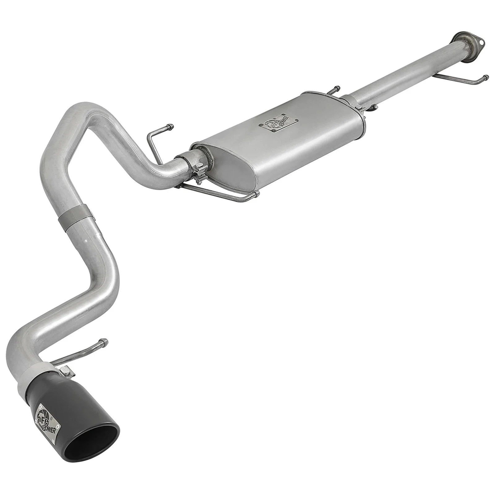 aFe Scorpion 2-1/2in Aluminized Steel Cat-Back Exhaust w/ Black Tips 07-17 Toyota FJ Cruiser V6 4.0L