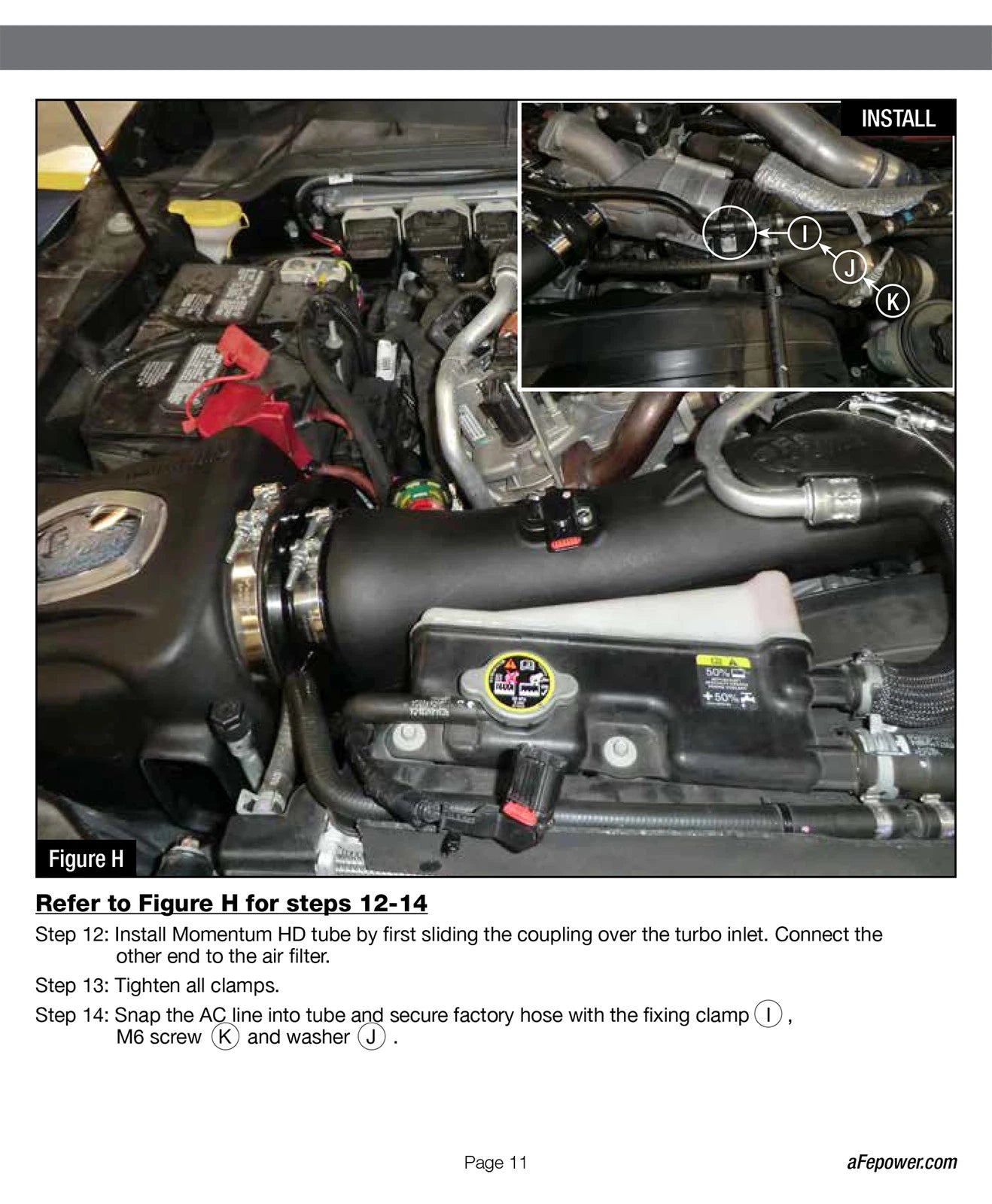 aFe Momentum HD PRO 10R Stage-2 Intake 11-15 Ford Diesel Trucks V8-6.7L (td)