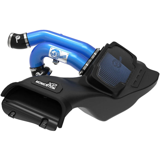 aFe 21-22 Ford F-150 Raptor V6-3.5L(tt) Momentum XP Cold Air Intake System - Blue w/ Pro 5R Filter