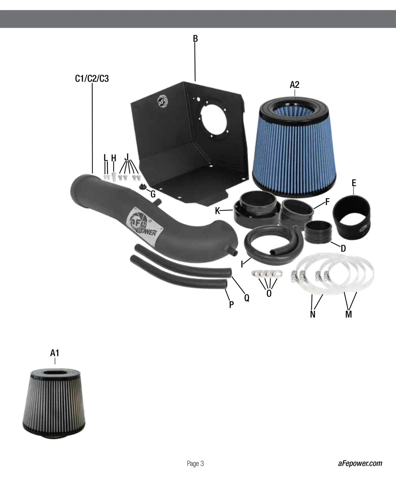 aFe Magnum FORCE Pro DRY S Stage-2 Intake 14-17 GM Silverado/Sierra 1500 5.3L/6.2L w/ Electric Fan