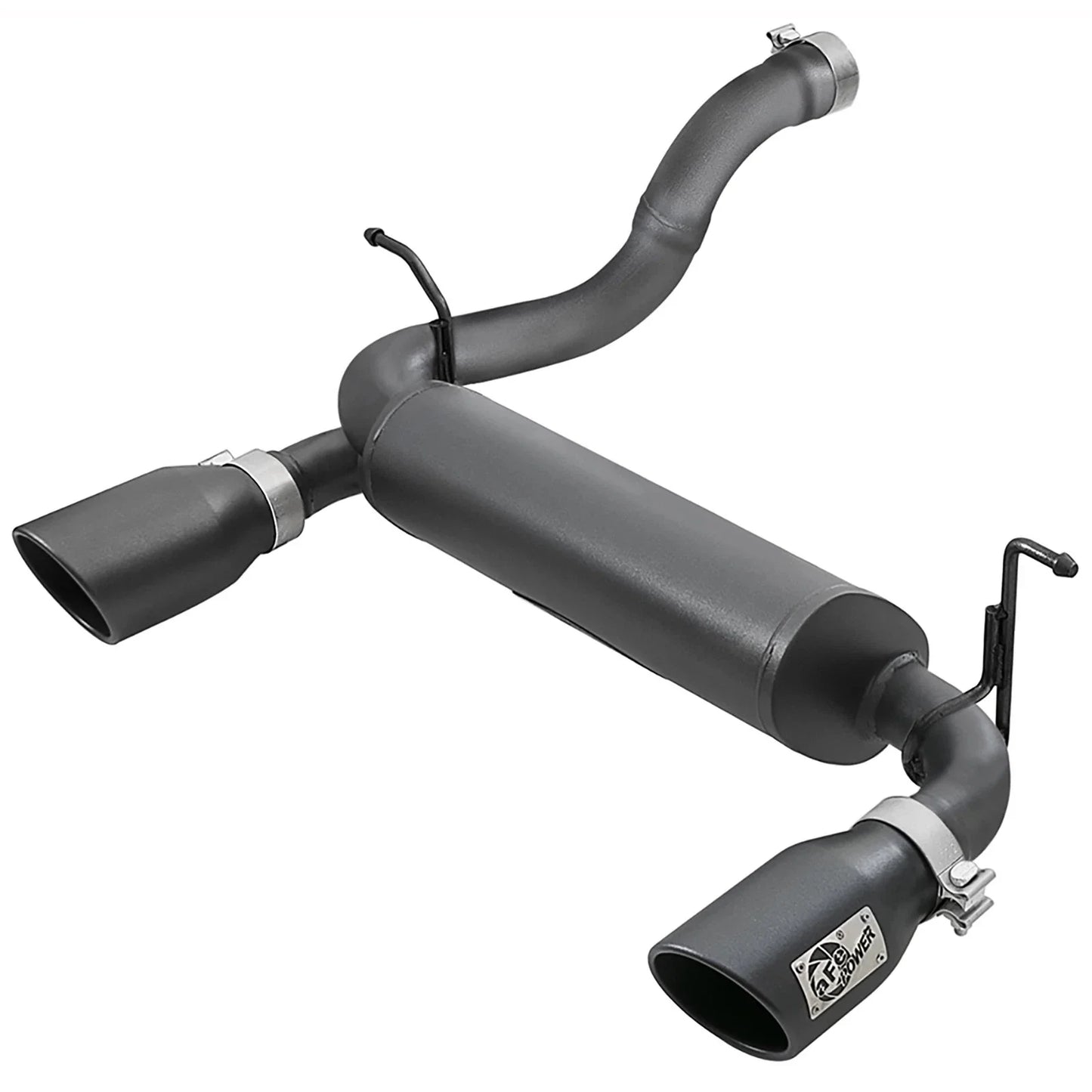 aFe Rebel Series 2.5in 409 SS Axle-Back Exhaust w/ Black Tips 2018+ Jeep Wrangler (JL) V6 3.6L
