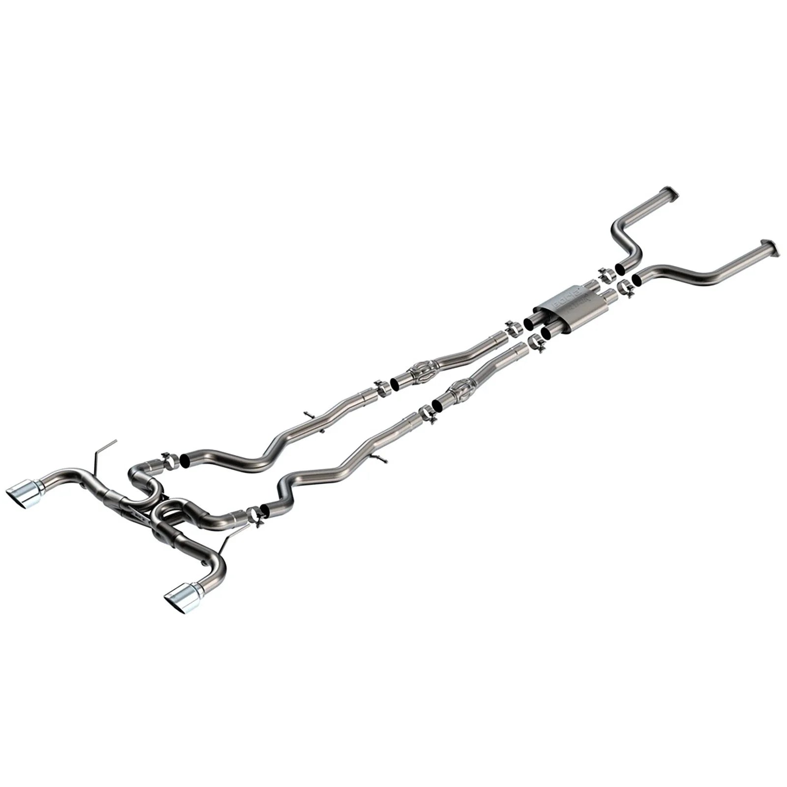 Borla 16-24 Infinity Q50 (Auto V6) ATAK Cat Back - 4.5in Chrome Tip