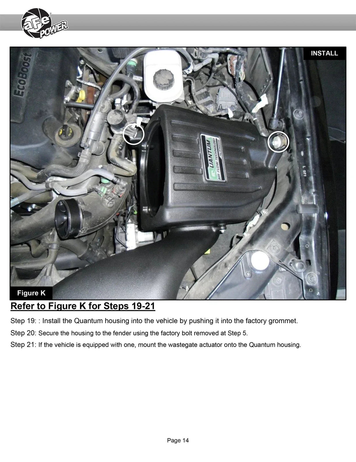 aFe 15-24 Ford F-150 EcoBoost V6 2.7L/3.5L (tt) Quantum Cold Air Intake System w/ Pro DRY S Filter