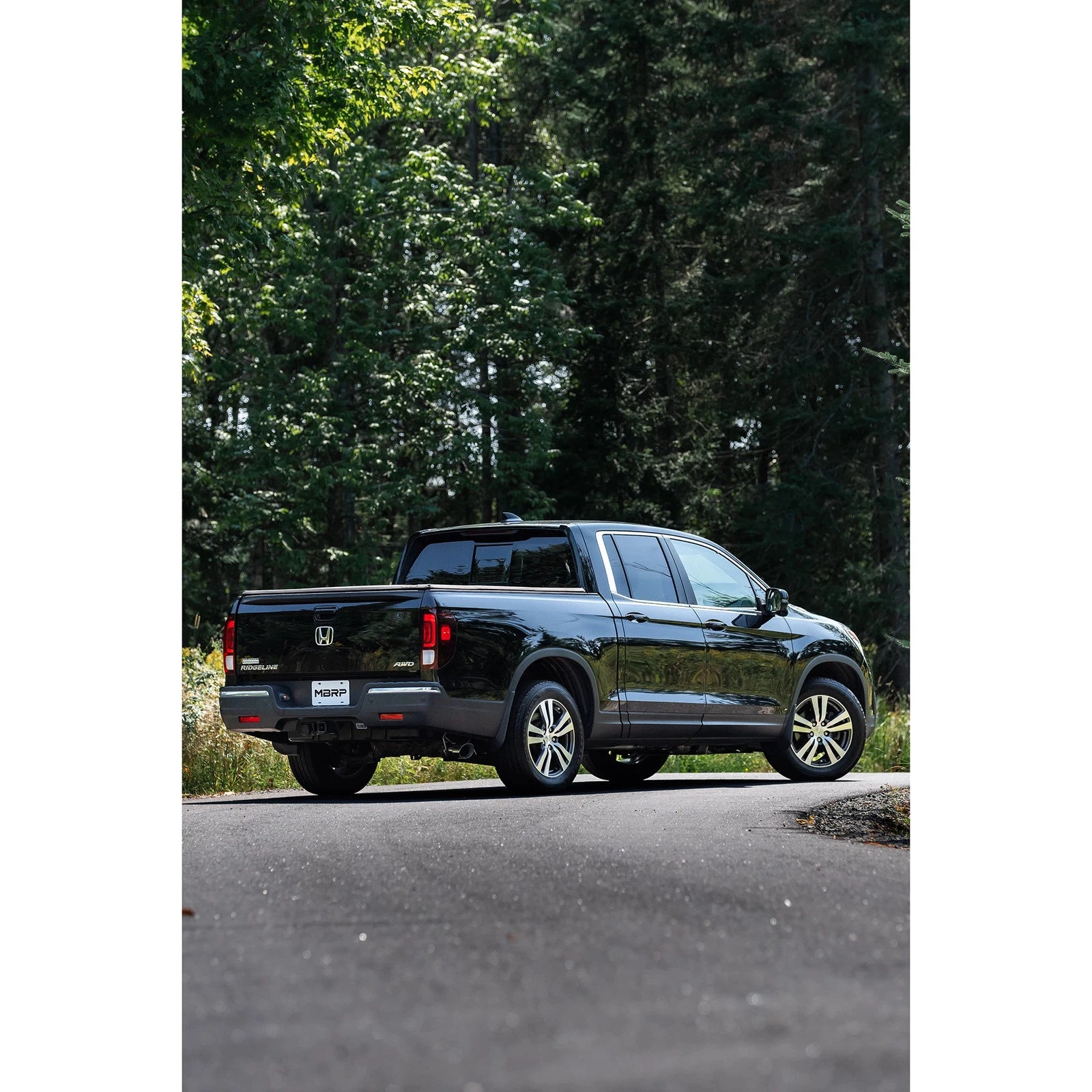 MBRP 17-20 Honda Ridgeline 3.6L Aluminized Steel 2.5in. Cat-Back Exhaust - Single Side