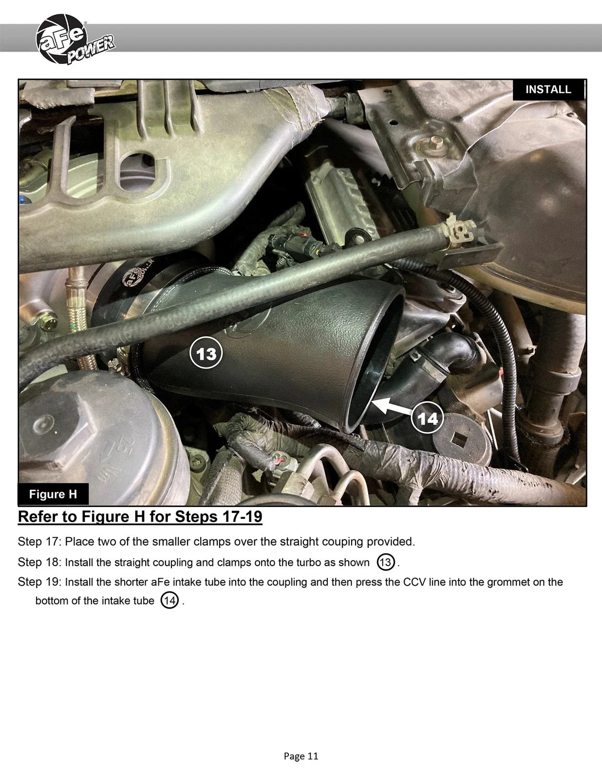 aFe Momentum HD Pro DRY S Stage-2 Si Intake 03-07 Ford Diesel Trucks V8-6.0L (See afe51-73003-E)