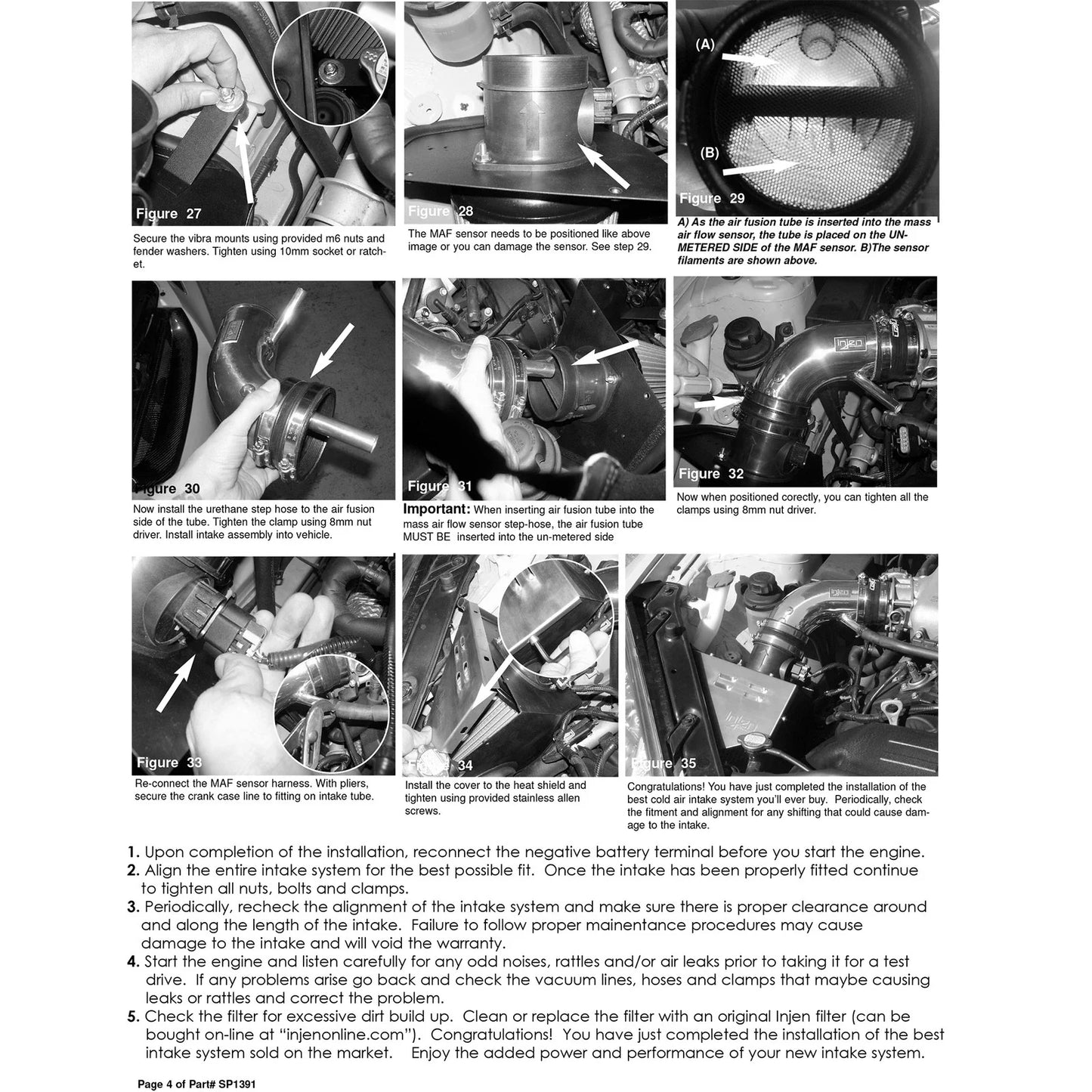 Injen 10 Hyundai Genesis Coupe  V6 Black Short Ram Intake