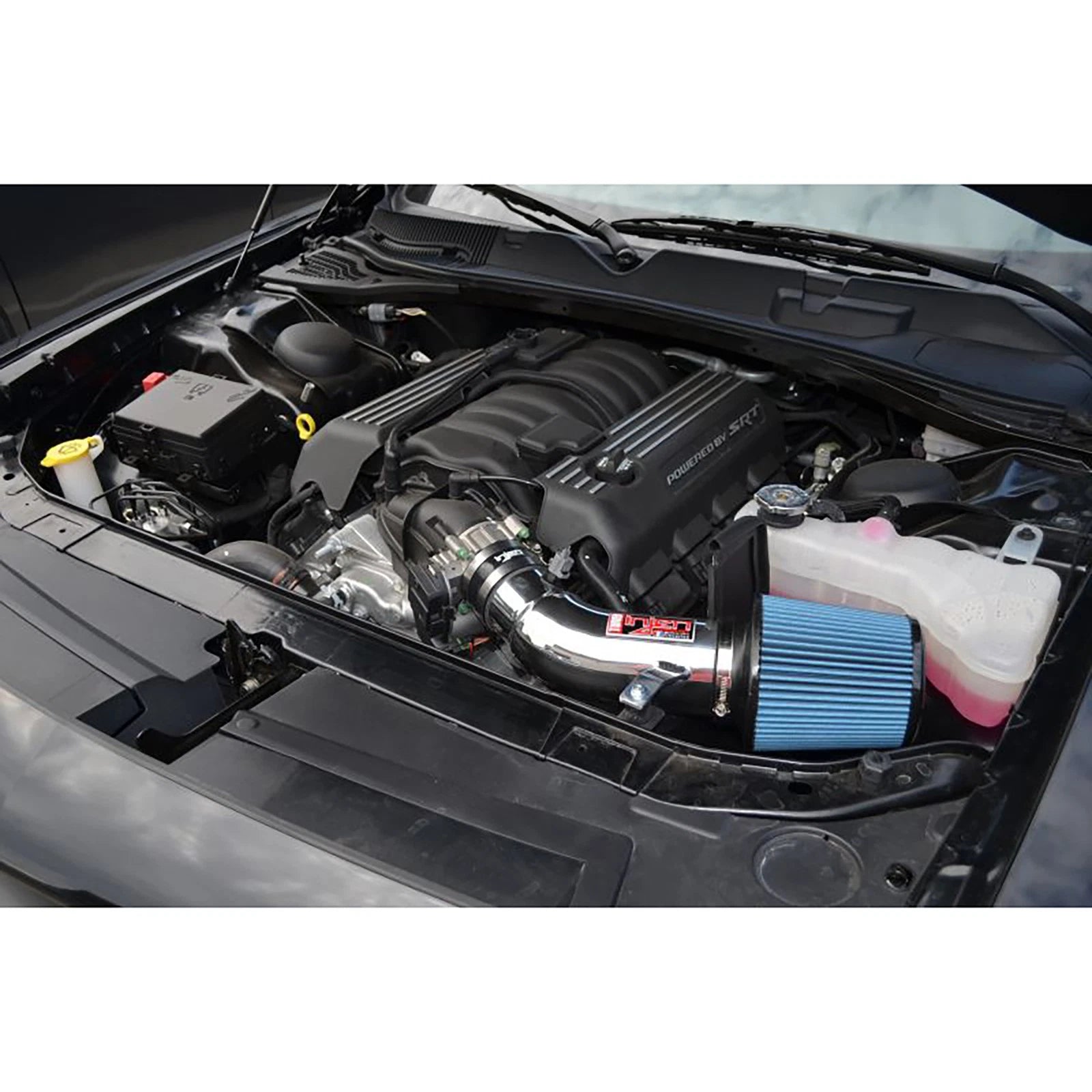 Injen 11-20 Dodge Challenger SRT-8 6.4L V8 Wrinkle Black Power-Flow Short Ram Intake