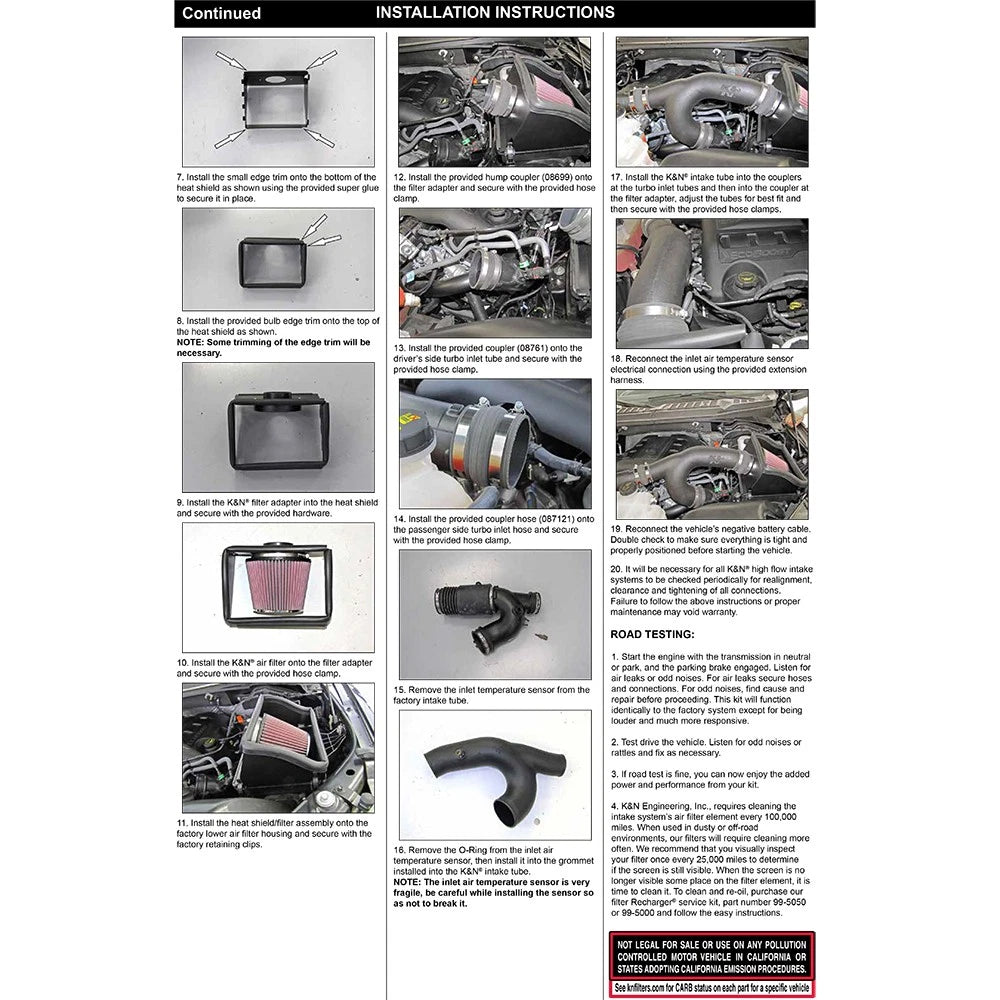 K&N 2017-2018 Ford F-150 Ecoboost 3.5L F/I AirCharger Performance Intake